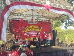 Meriahkan Agustusan Jalan Sehat Dusun Krikilan Desa Ngembeh Bertabur Doorprize Utama Kulkas dan Sepeda Gunung