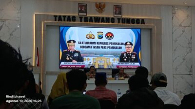 Awali Tugas, Kapolres Pamekasan AKBP Wahyu Hidayat Ajak Media Jadi Mitra Jaga Kamtibmas