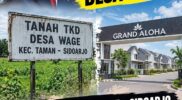 TANAH TKD WAGE DIPERTANYAKAN, GRAND ALOHA BERDIRI DI ATAS LAHAN YANG DIDUGA ASET DESA