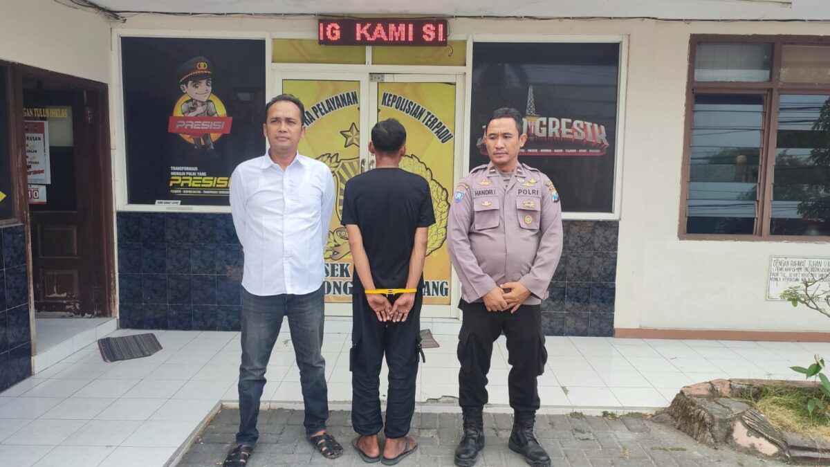 Kurang dari 24 Jam, Polsek Balongpanggang Amankan Terduga Pelaku Pencurian Di Masjid Surabaya