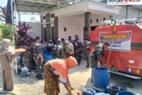 Respon Cepat Kekeringan, Kodim 0828/Sampang Hadirkan Air Bersih Untuk Warga Aengsareh