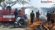 Kebakaran Gudang Somel di Sampang, Lettu Murakip: Dugaan Awal Buangan Puntung Rokok