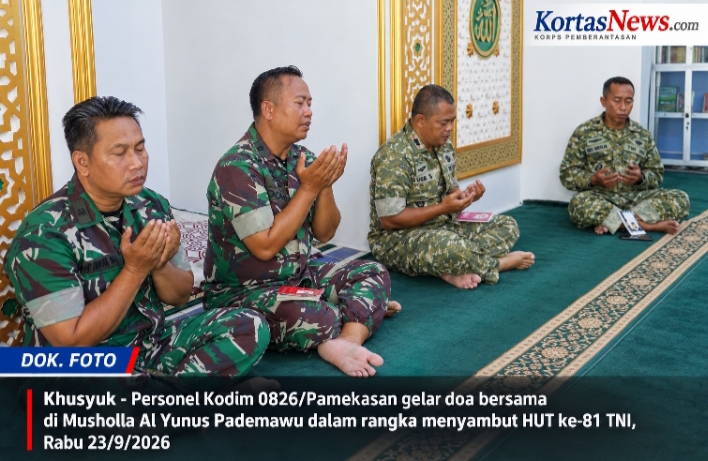 Doa Bersama Warnai Peringatan HUT ke-81 TNI di Kodim Pamekasan
