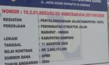 Proyek Rp3,9 Miliar Madupat–Omben Disorot, Masyarakat Ancam Audiensi ke DPUR Sampang 