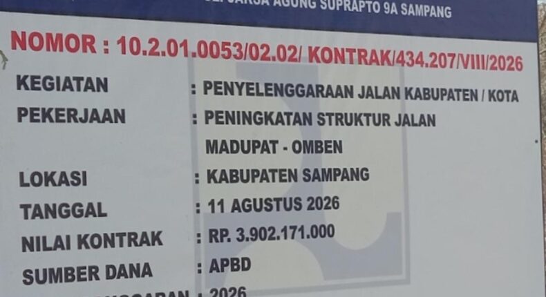 Proyek Rp3,9 Miliar Madupat–Omben Disorot, Masyarakat Ancam Audiensi ke DPUR Sampang 