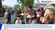 Wujudkan Pemasyarakatan Humanis, Lapas Narkotika Pamekasan Tebar 200 Nasi Bungkus di Jumat Berkah